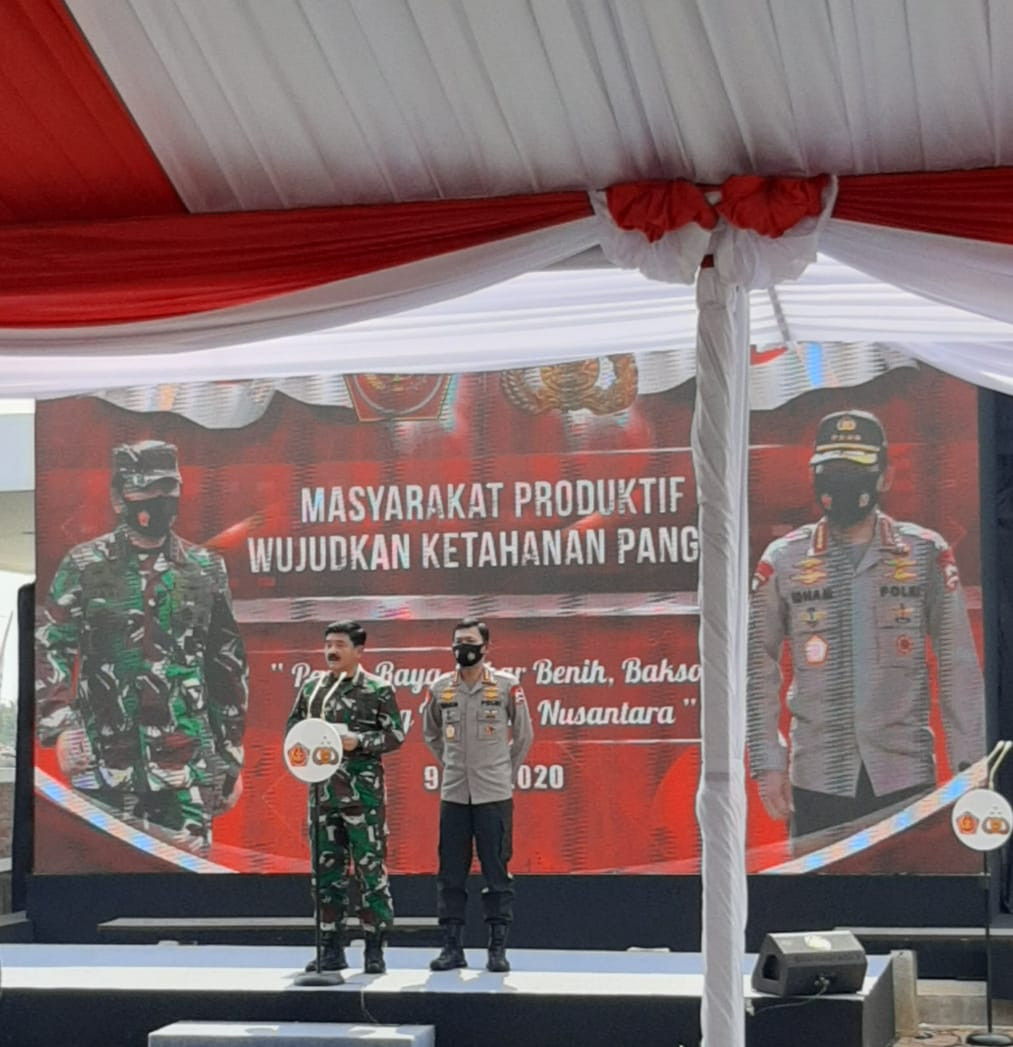 Panglima TNI dan Kapolri Launching Kampung Tangguh Nusantara di Desa Ketapang Kabupaten Tangerang